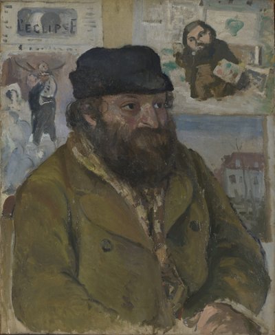 Portrait of Paul Cézanne by Camille Jacob Pissarro